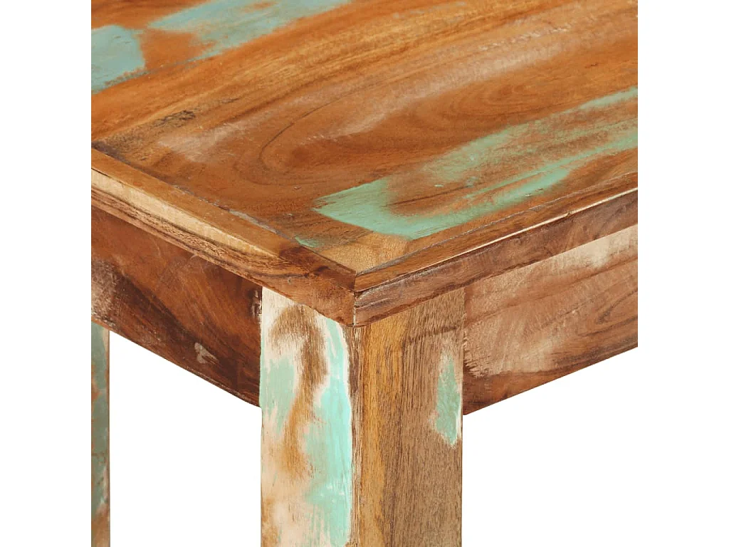 Banc 160x35x46 cm bois de récupération massif