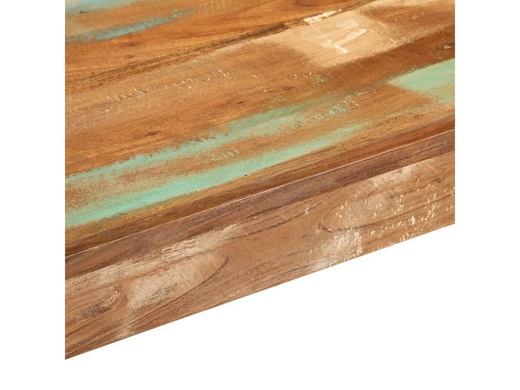 Banc 160x35x46 cm bois de récupération massif