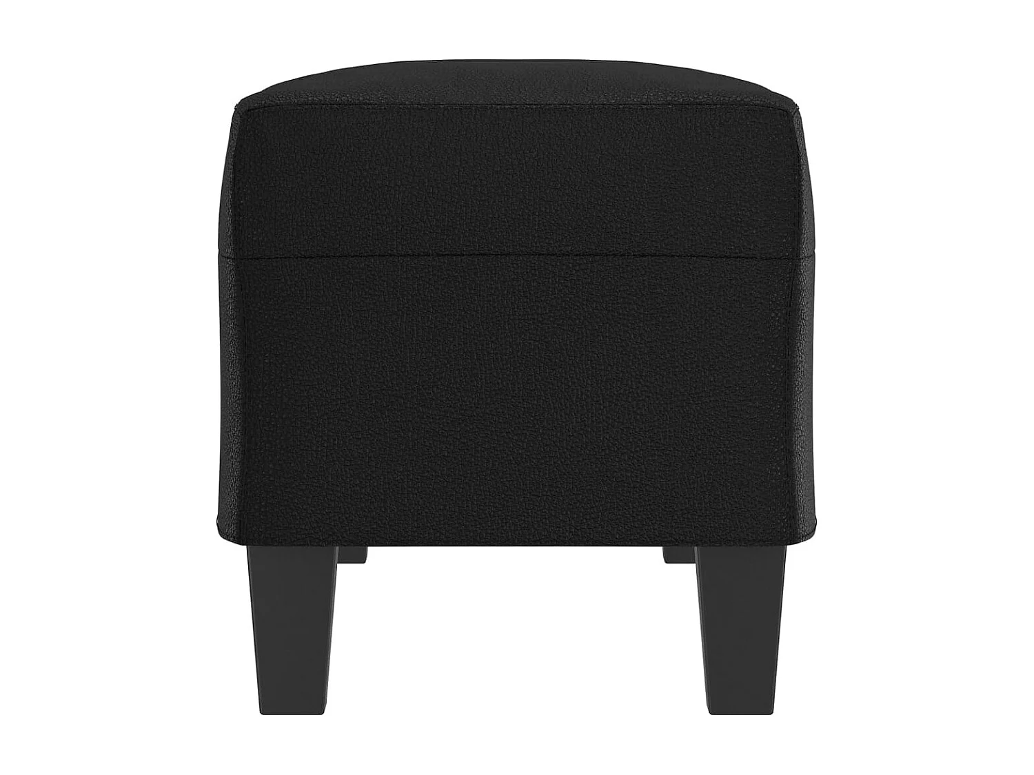 Banc Noir 100x35x41 cm Similicuir