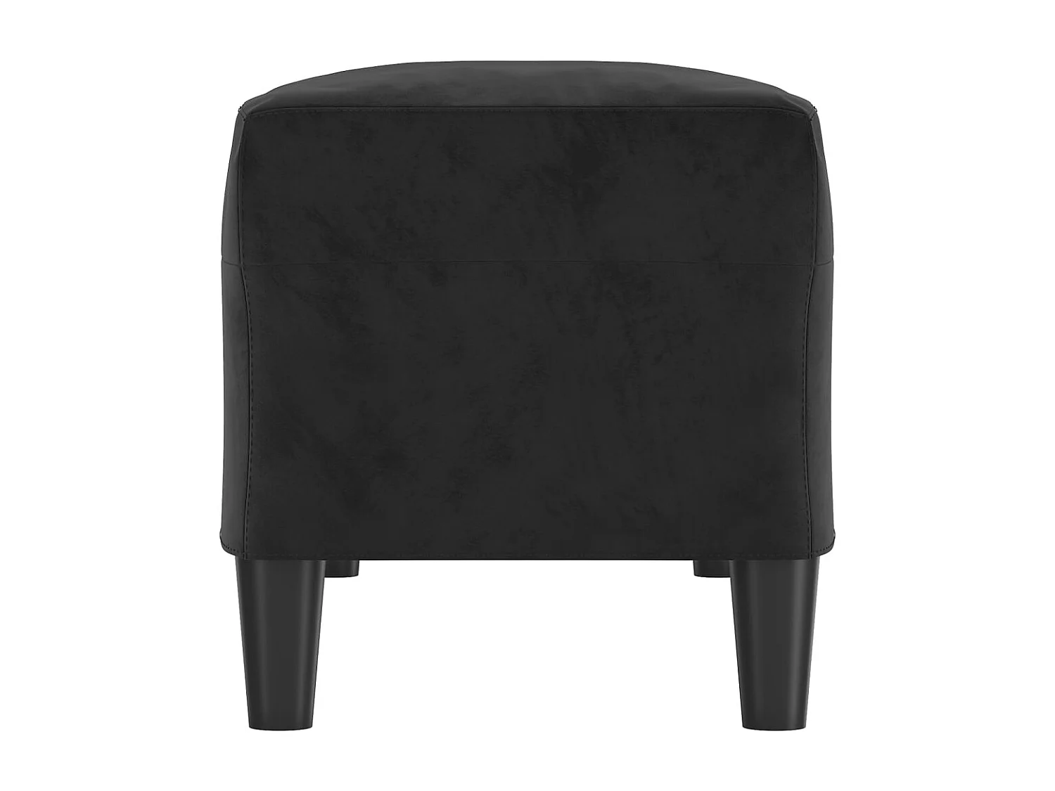 Banco Negro 100x35x41 cm Terciopelo