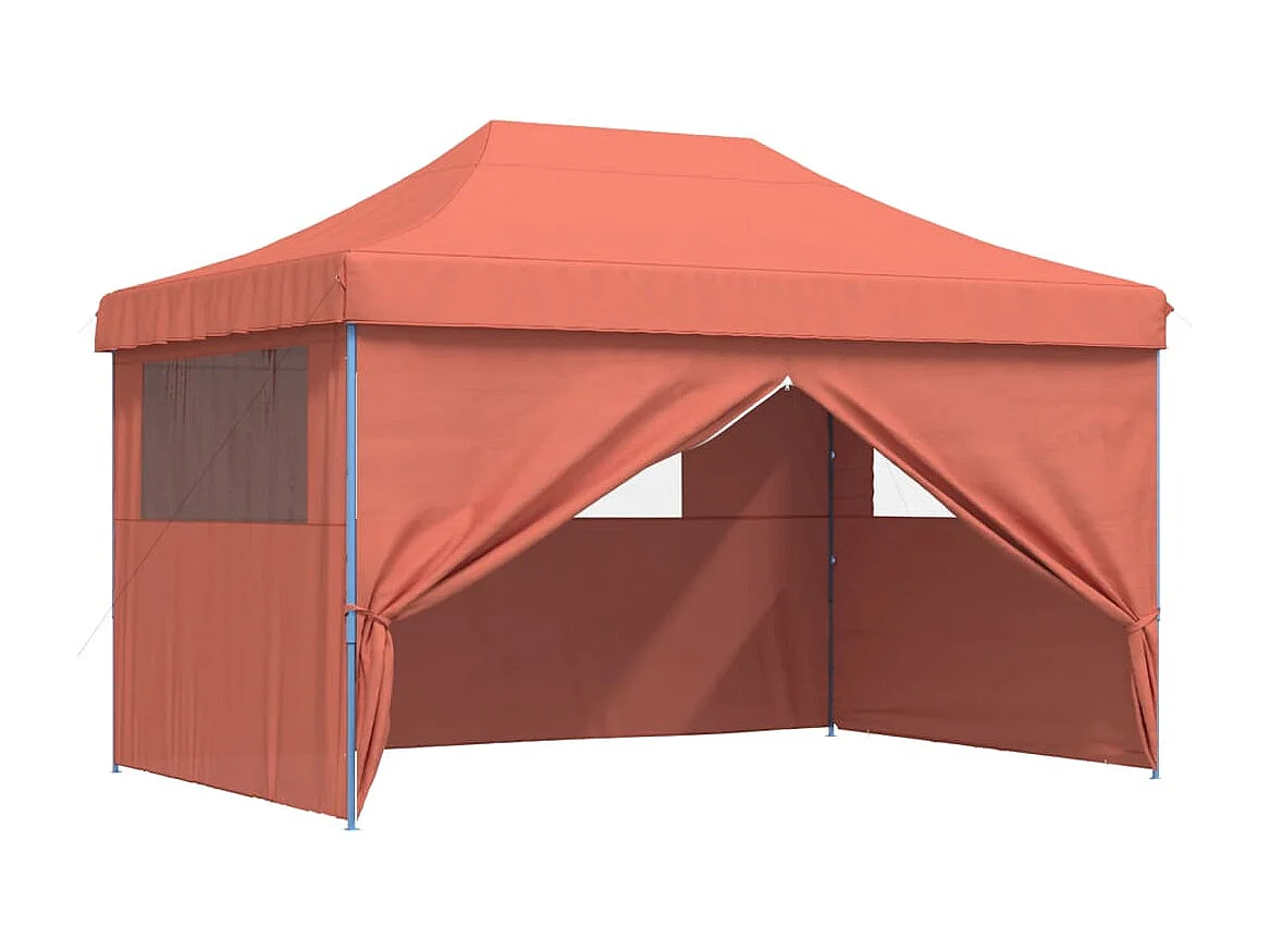 Carpa de recepción plegable emergente con 4 paredes laterales