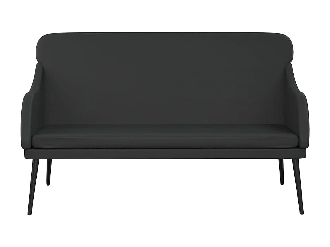 Banco Negro 110x76x80 cm Piel Sintética