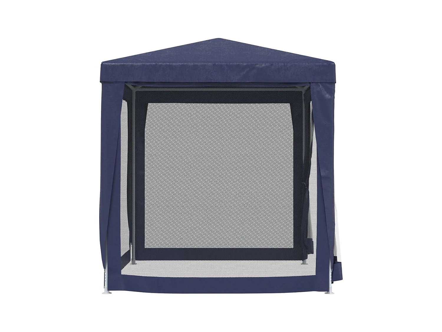 Carpa para fiestas con 4 paredes laterales de malla Azul 2x2 m HDPE