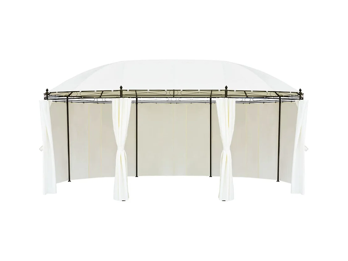 Chapiteau 530x350x265 cm Blanc crème