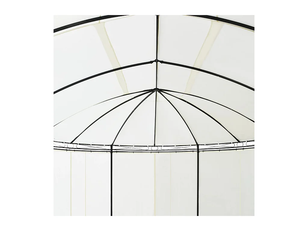 Chapiteau 530x350x265 cm Blanc crème