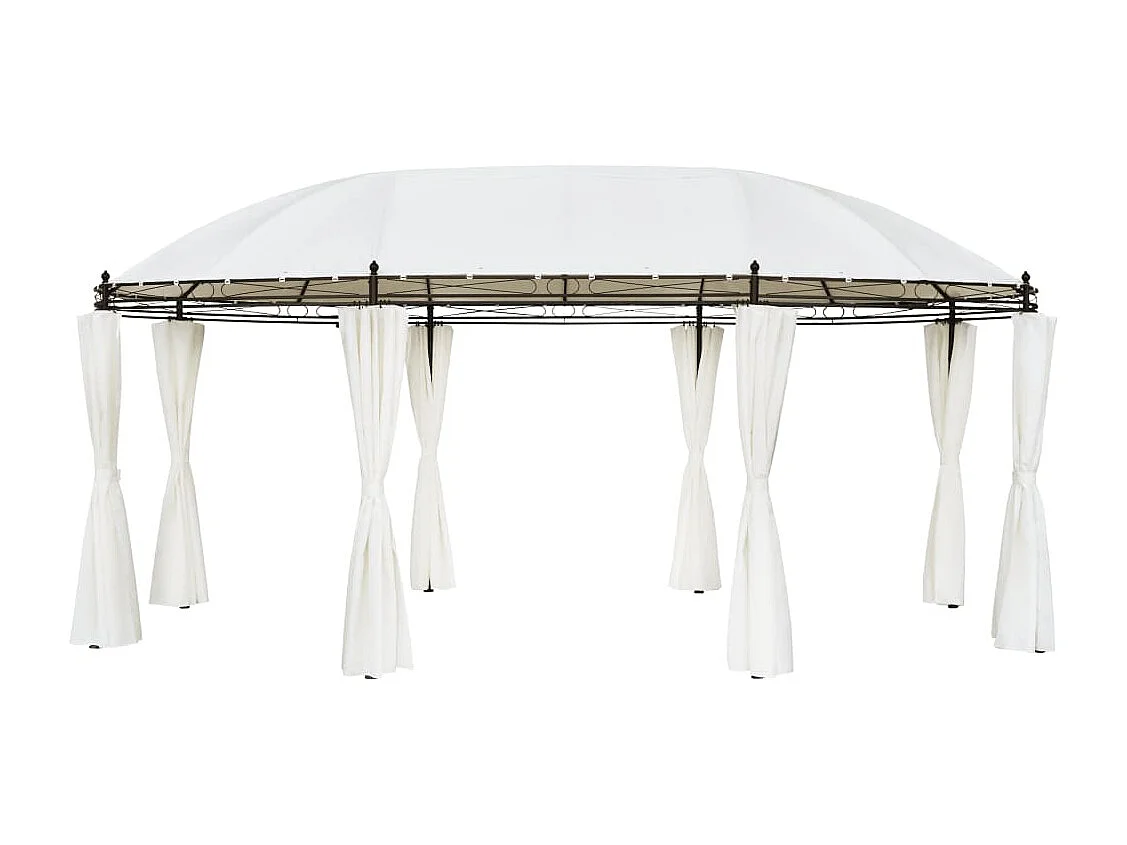 Chapiteau 530x350x265 cm Blanc crème