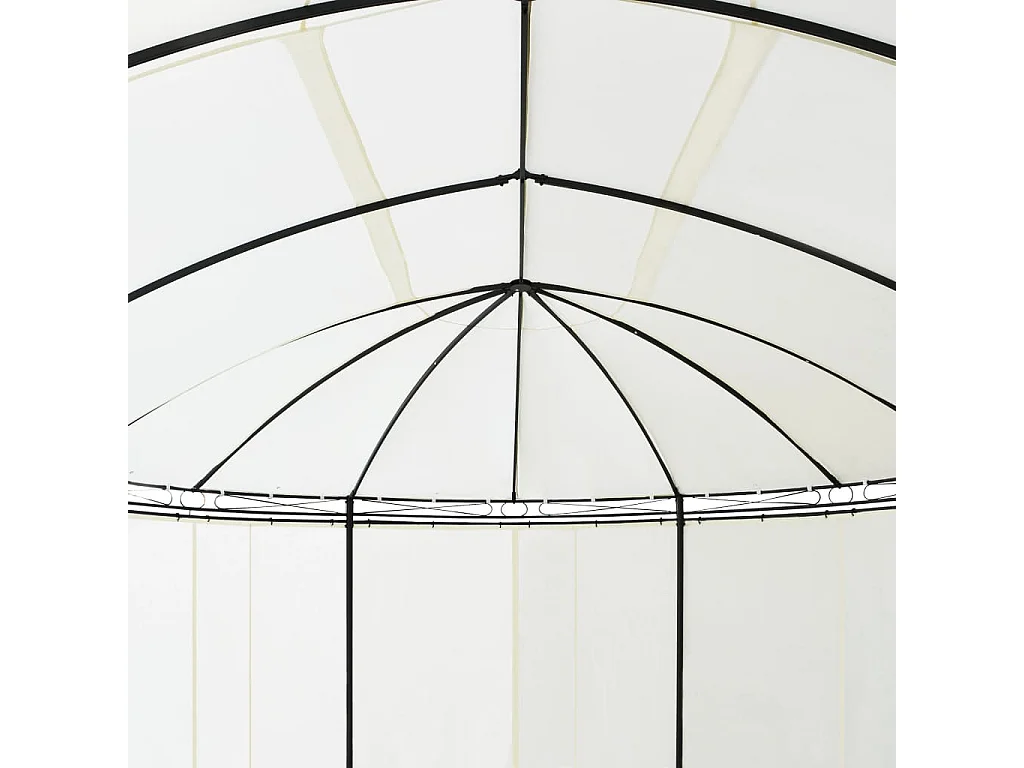Chapiteau 530x350x265 cm Blanc crème
