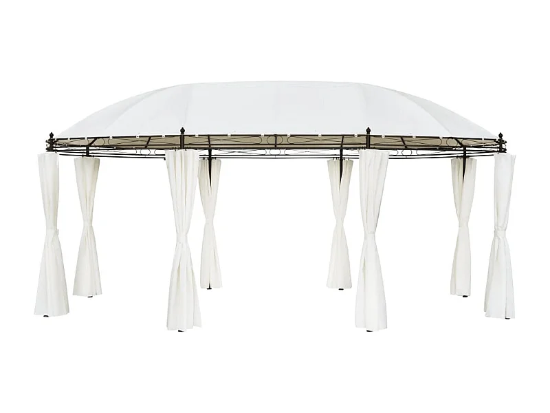 Chapiteau 530x350x265 cm Blanc crème