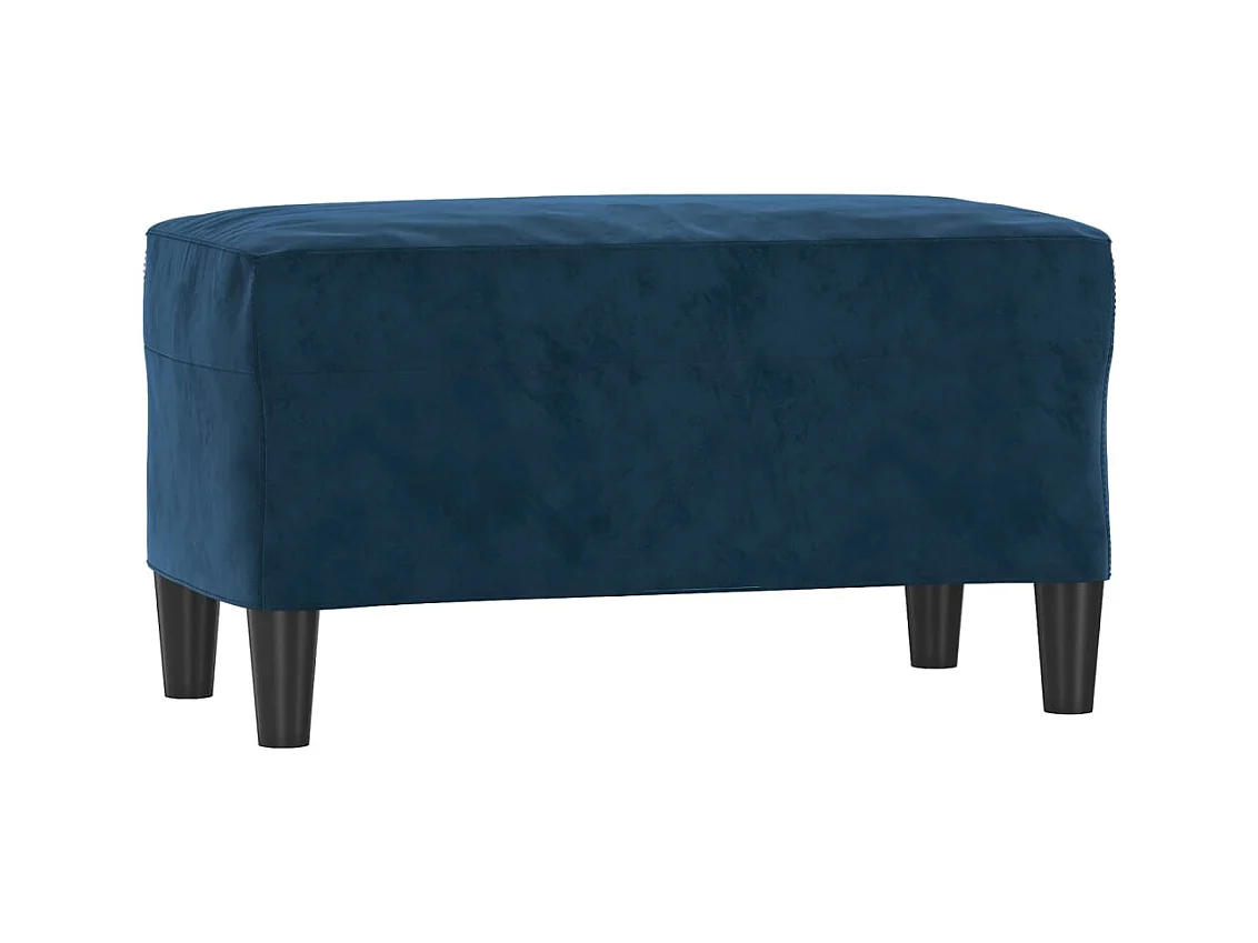 Banco Azul 70x35x41 cm Terciopelo