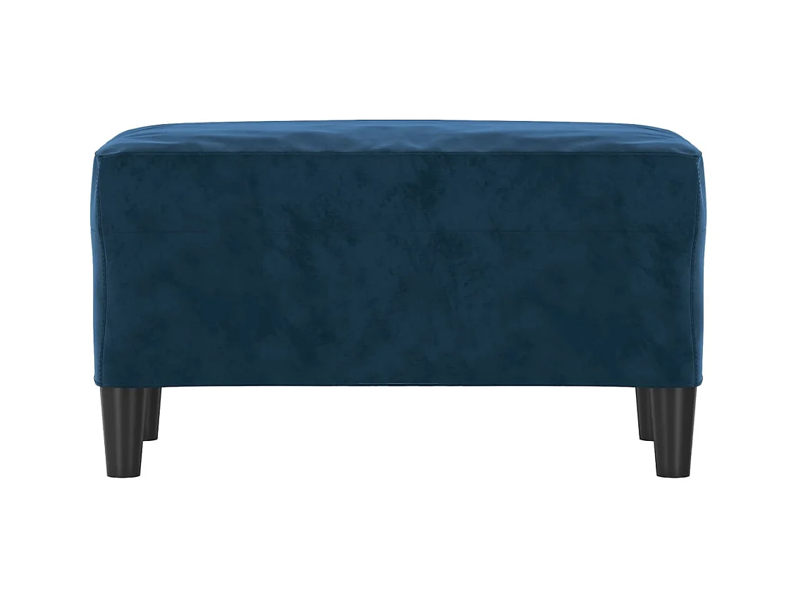 Banco Azul 70x35x41 cm Terciopelo