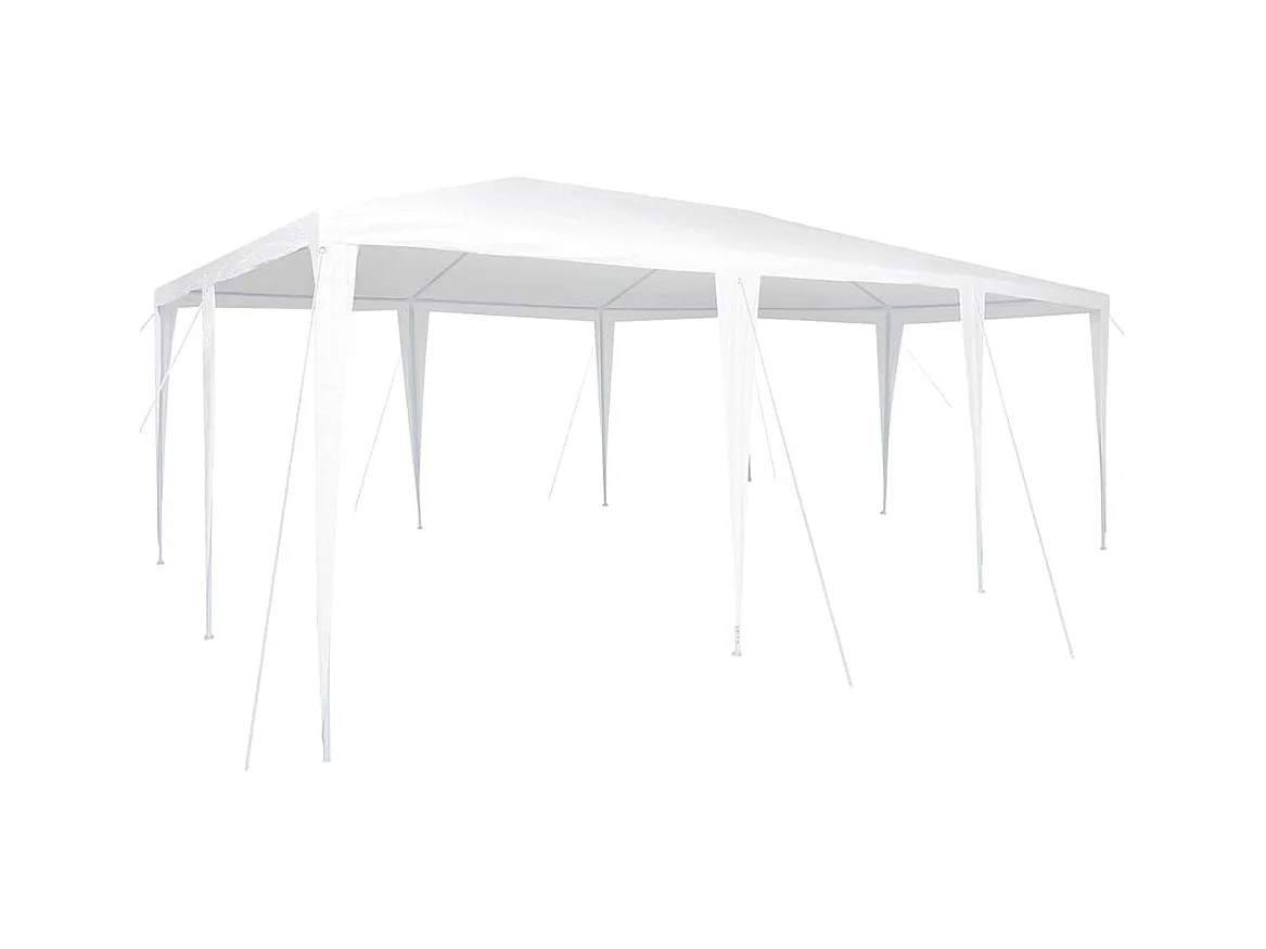Tente de fête Blanc 600 x 400 x 266 cm Polyester et Acier