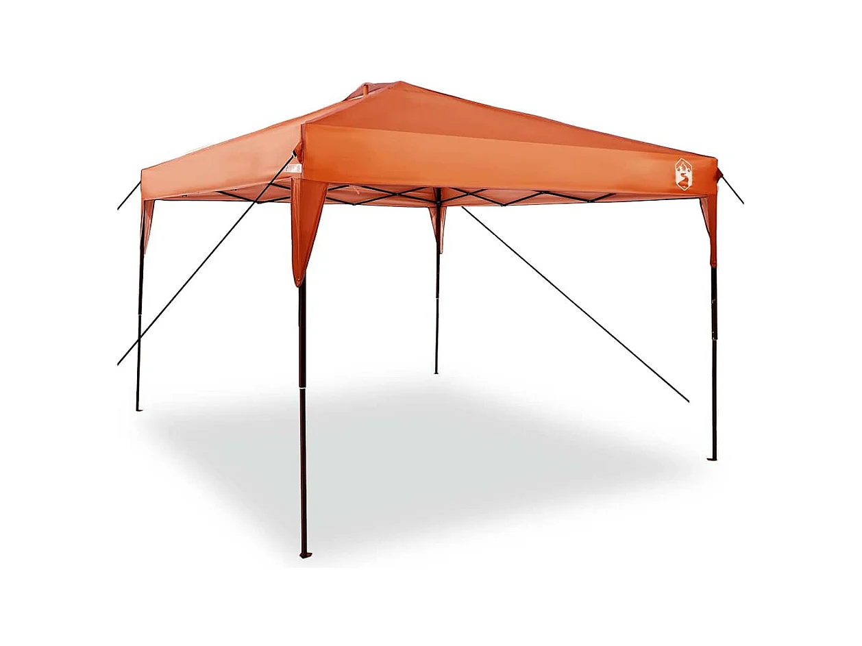 Tente à auvent pop-up Orange 300 x 300 cm tissu