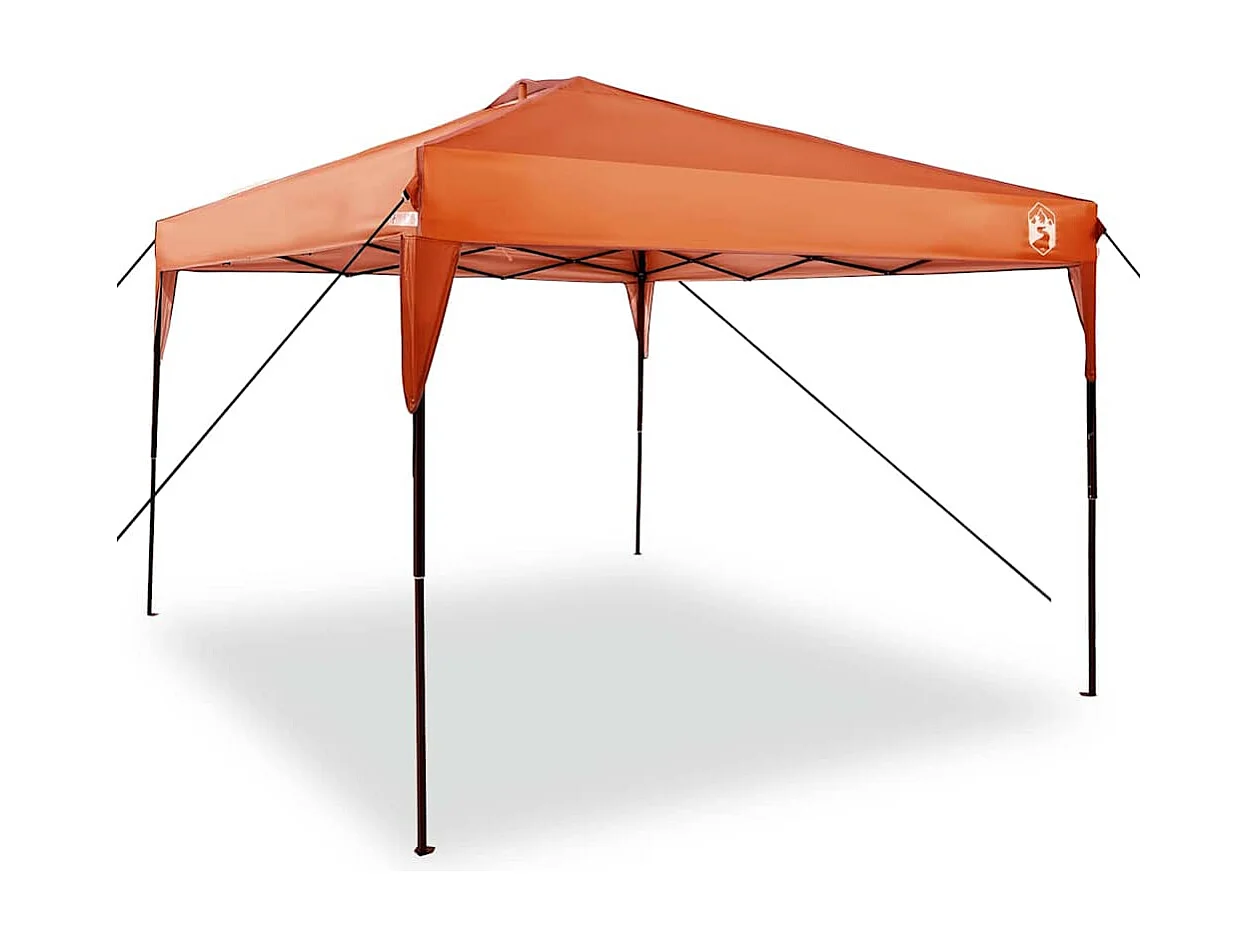 Tente à auvent pop-up Orange 300 x 300 cm tissu