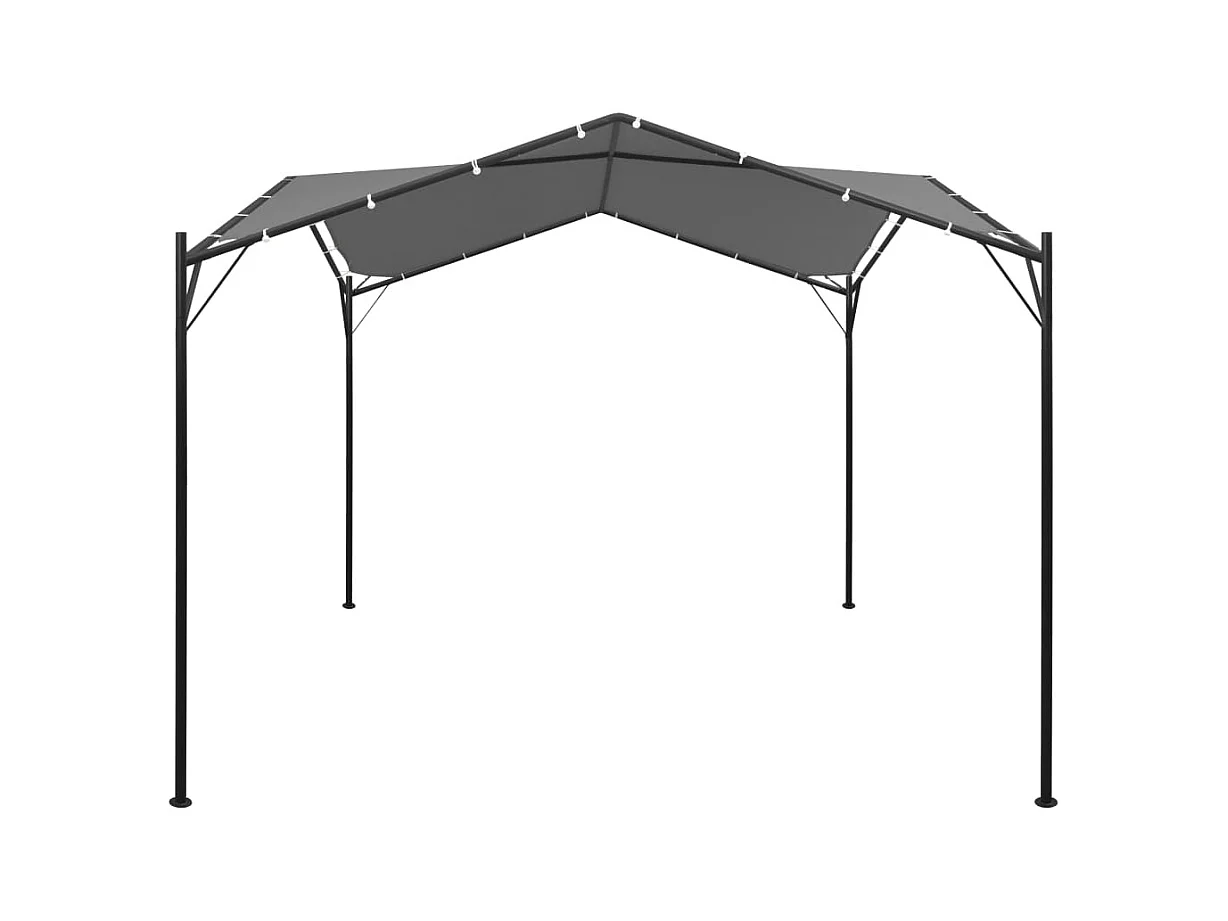 x 4 m Anthrazit Laube