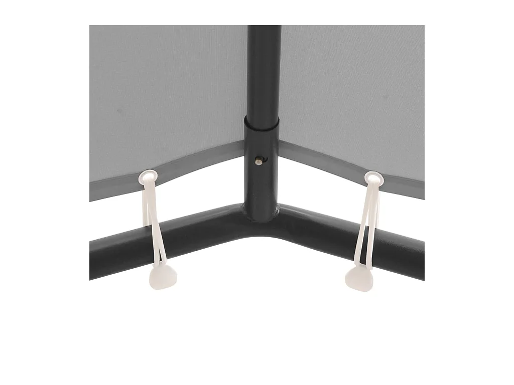 x 4 m Anthrazit Laube