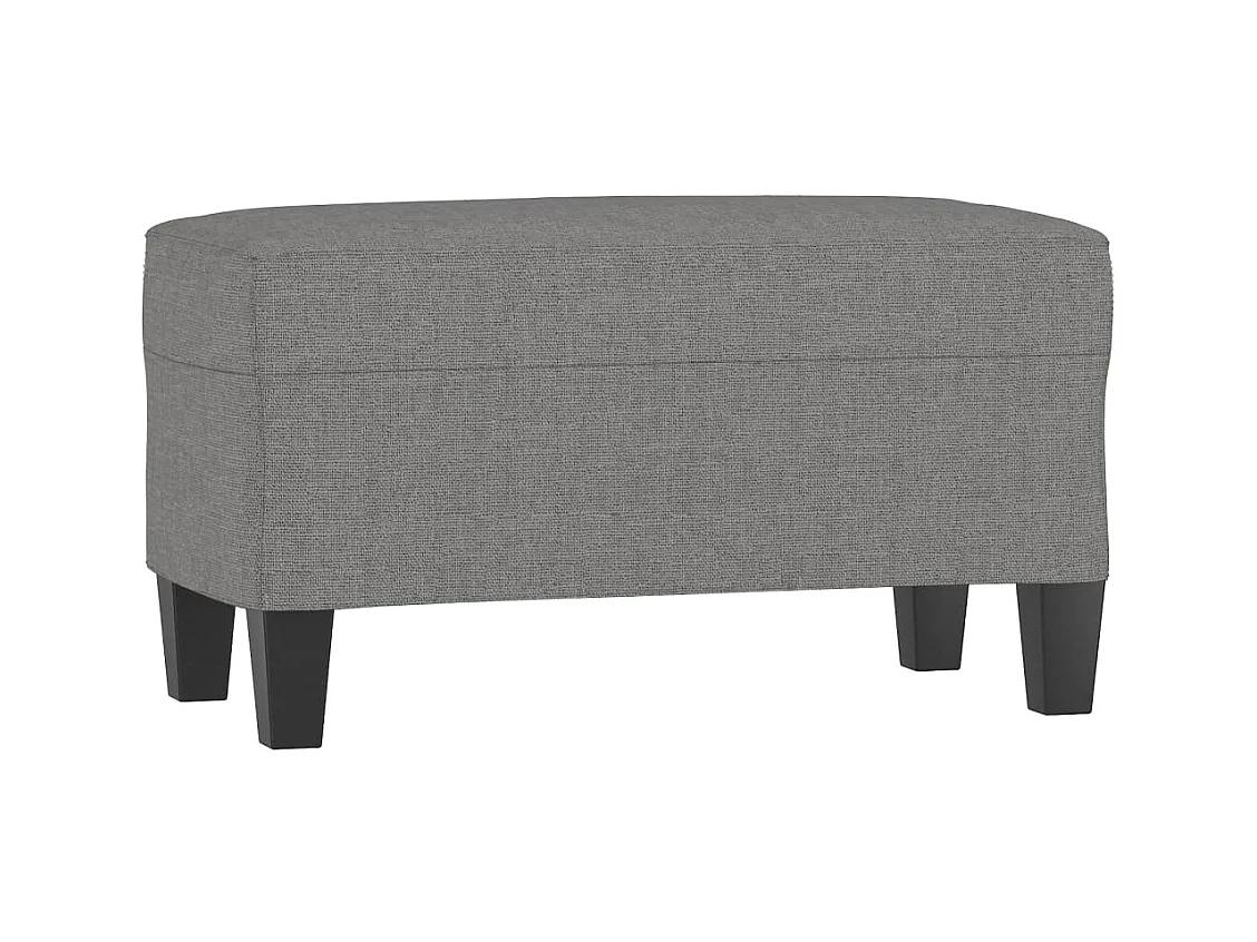 Banc Gris foncé 70x35x41 cm Tissu
