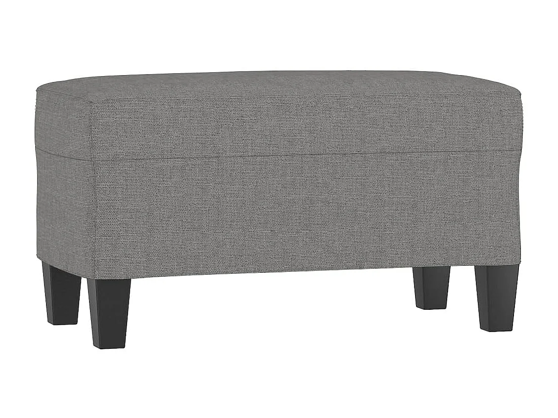 Banc Gris foncé 70x35x41 cm Tissu