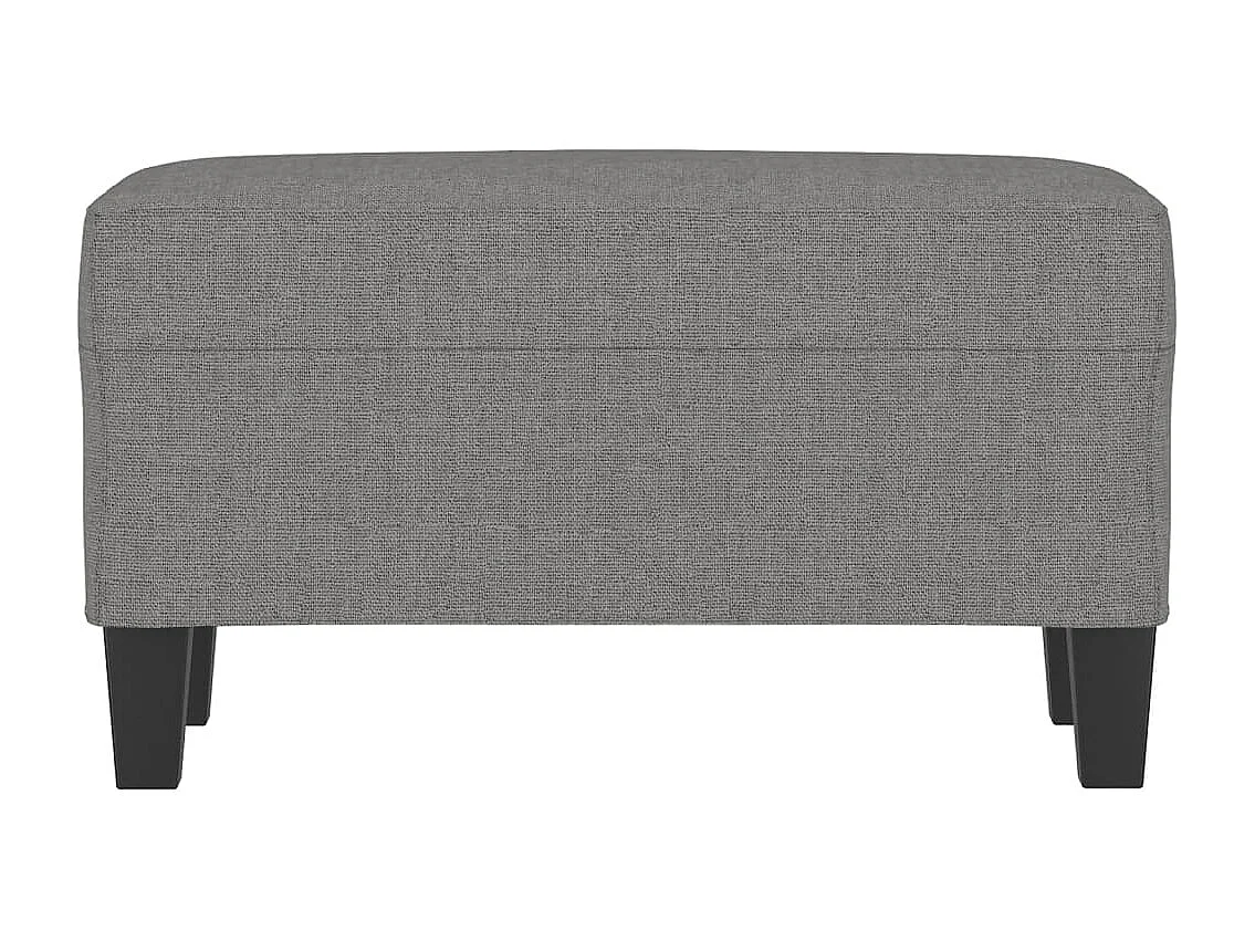 Banc Gris foncé 70x35x41 cm Tissu