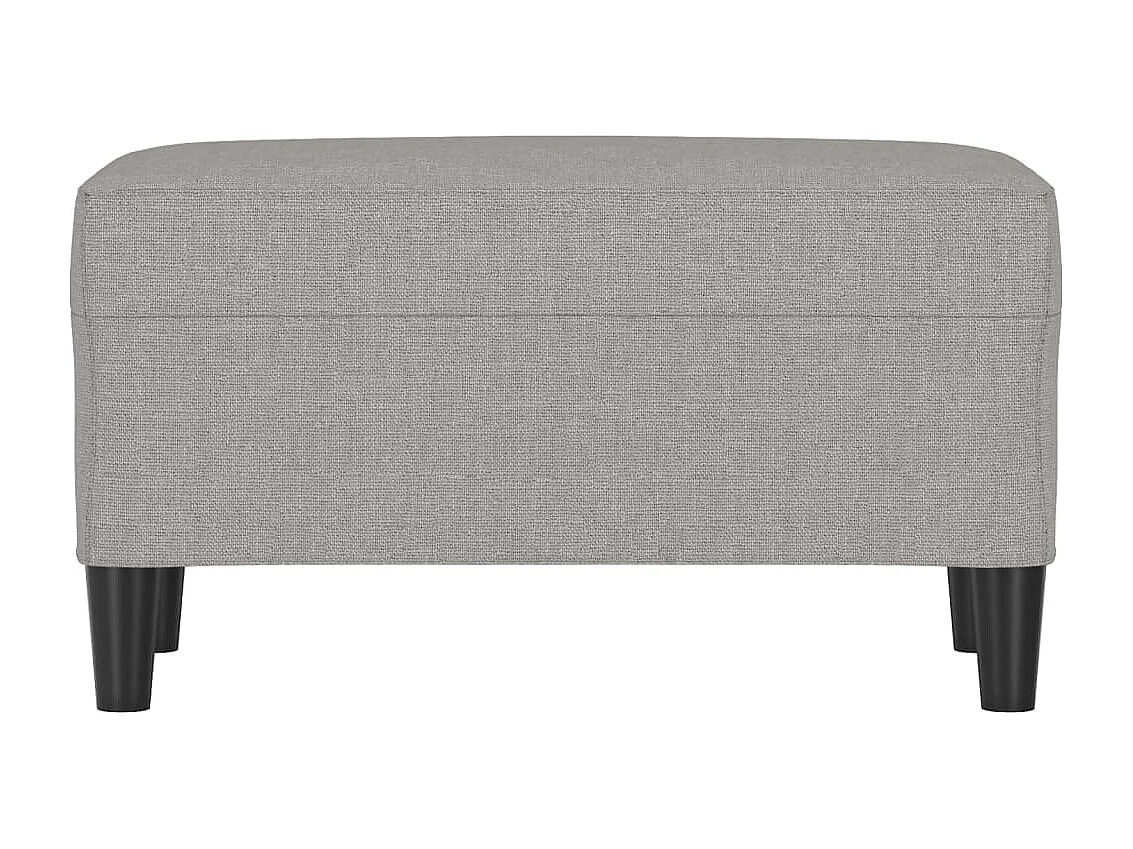 Banc Gris clair 70x35x41 cm Tissu