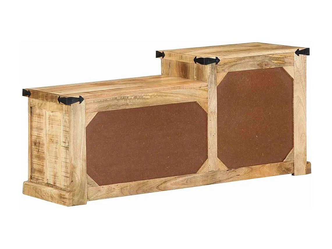 banc Marron 110 x 35 x 50 cm Bois de mangue massif