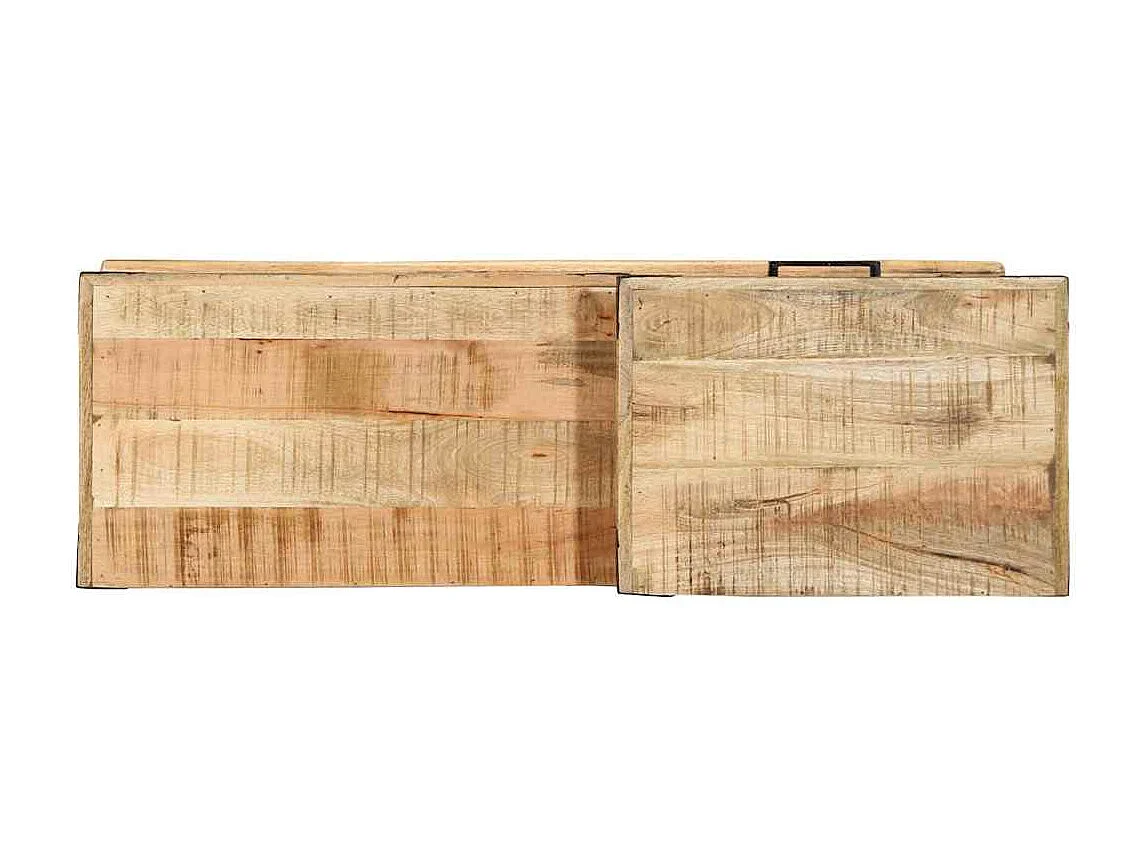 banc Marron 110 x 35 x 50 cm Bois de mangue massif