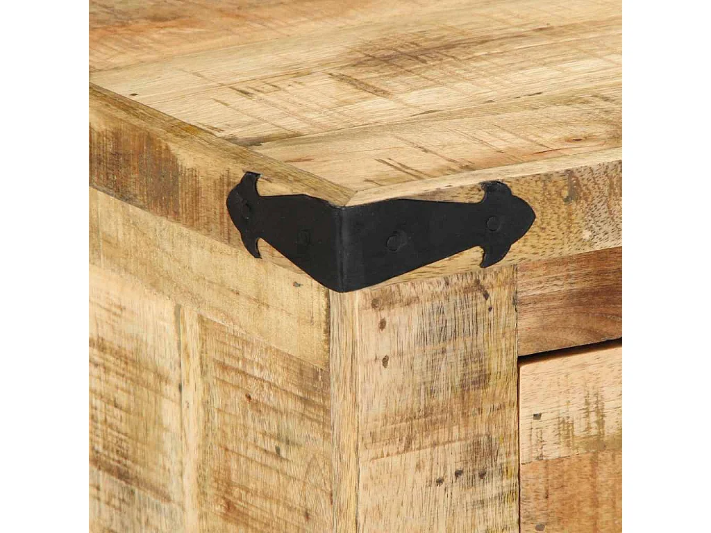 banc Marron 110 x 35 x 50 cm Bois de mangue massif