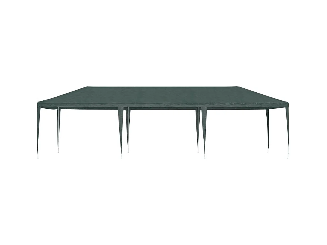 Carpa de recepción profesional 4x9 m Verde 90 g/m²