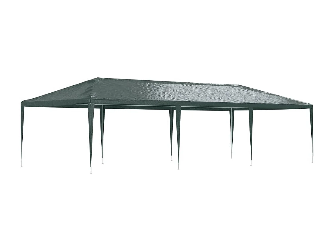 Carpa de recepción profesional 4x9 m Verde 90 g/m²