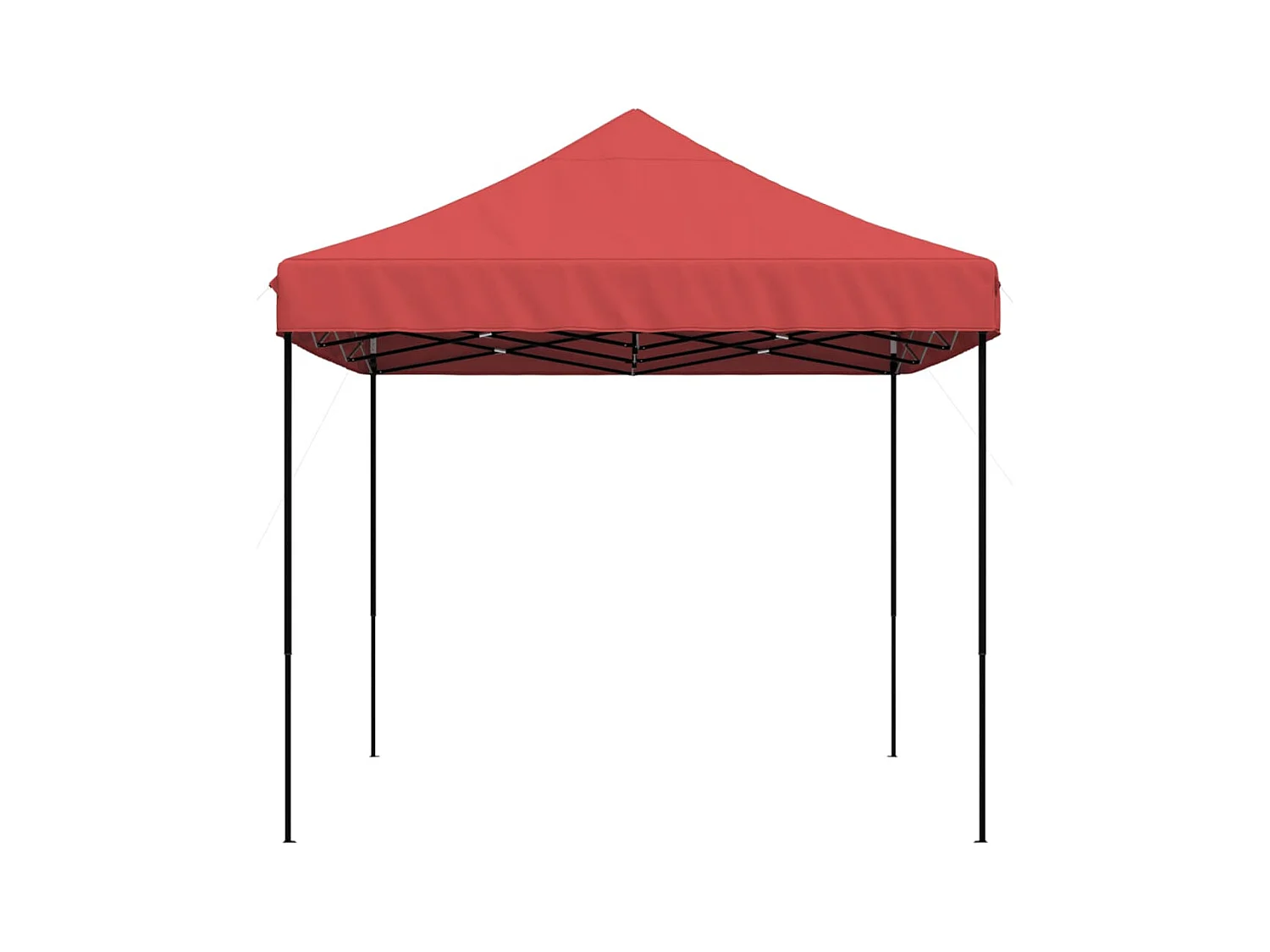 Carpa de recepción plegable retráctil burdeos 410x279x315 cm