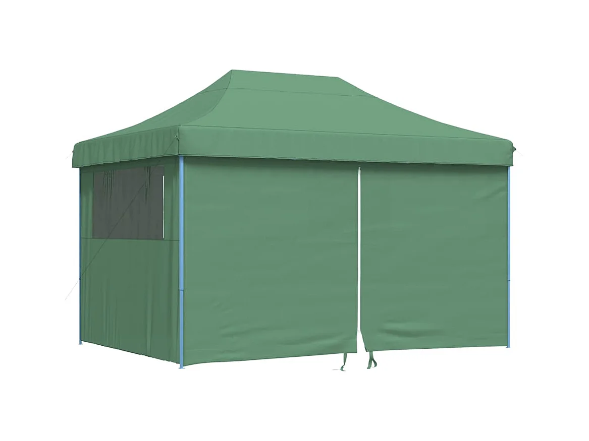 Grünes 4-seitiges Pop-up-Faltempfangszelt