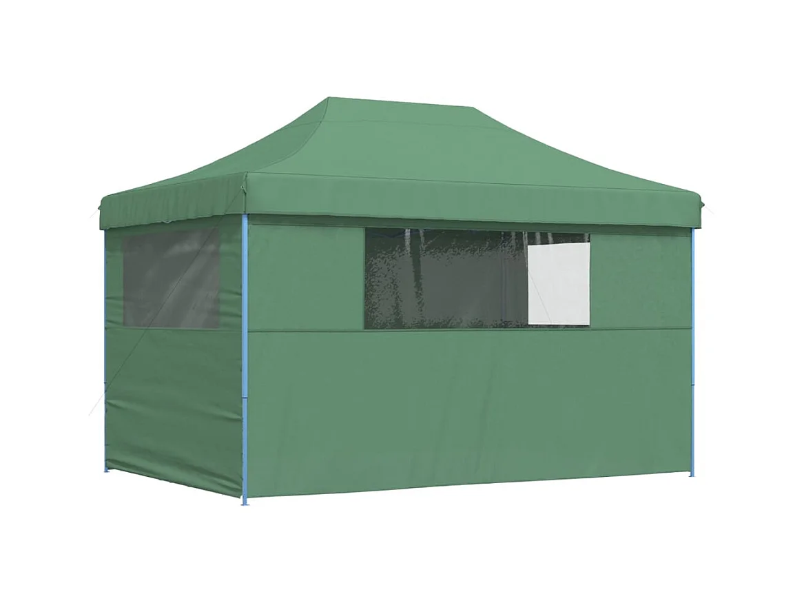 Grünes 4-seitiges Pop-up-Faltempfangszelt