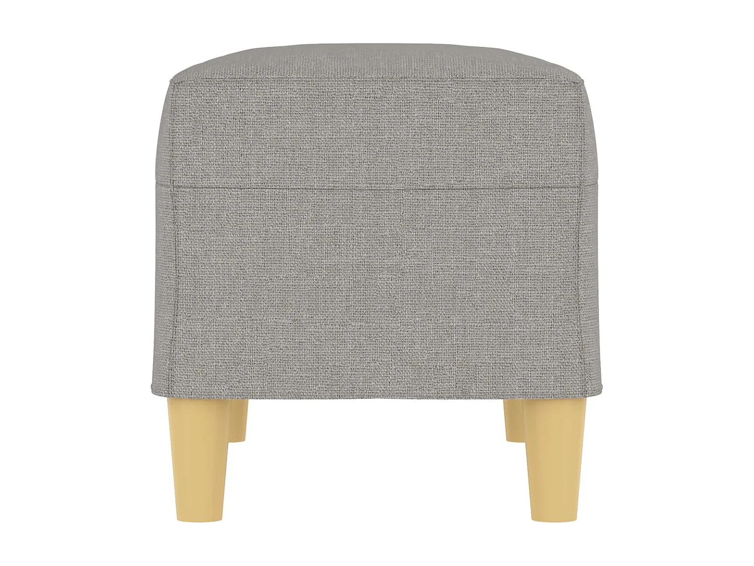 Banco Gris Claro 70x35x41 cm Tela