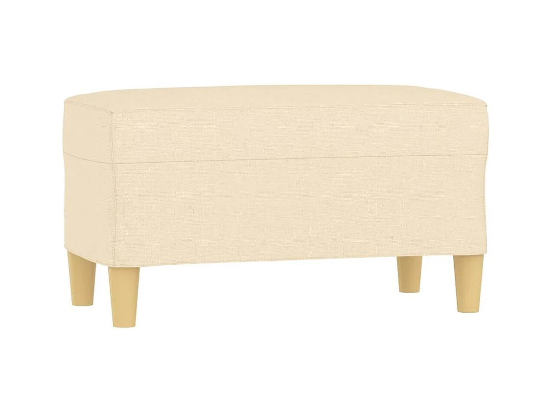 Banco Crema 70x35x41 cm Tela