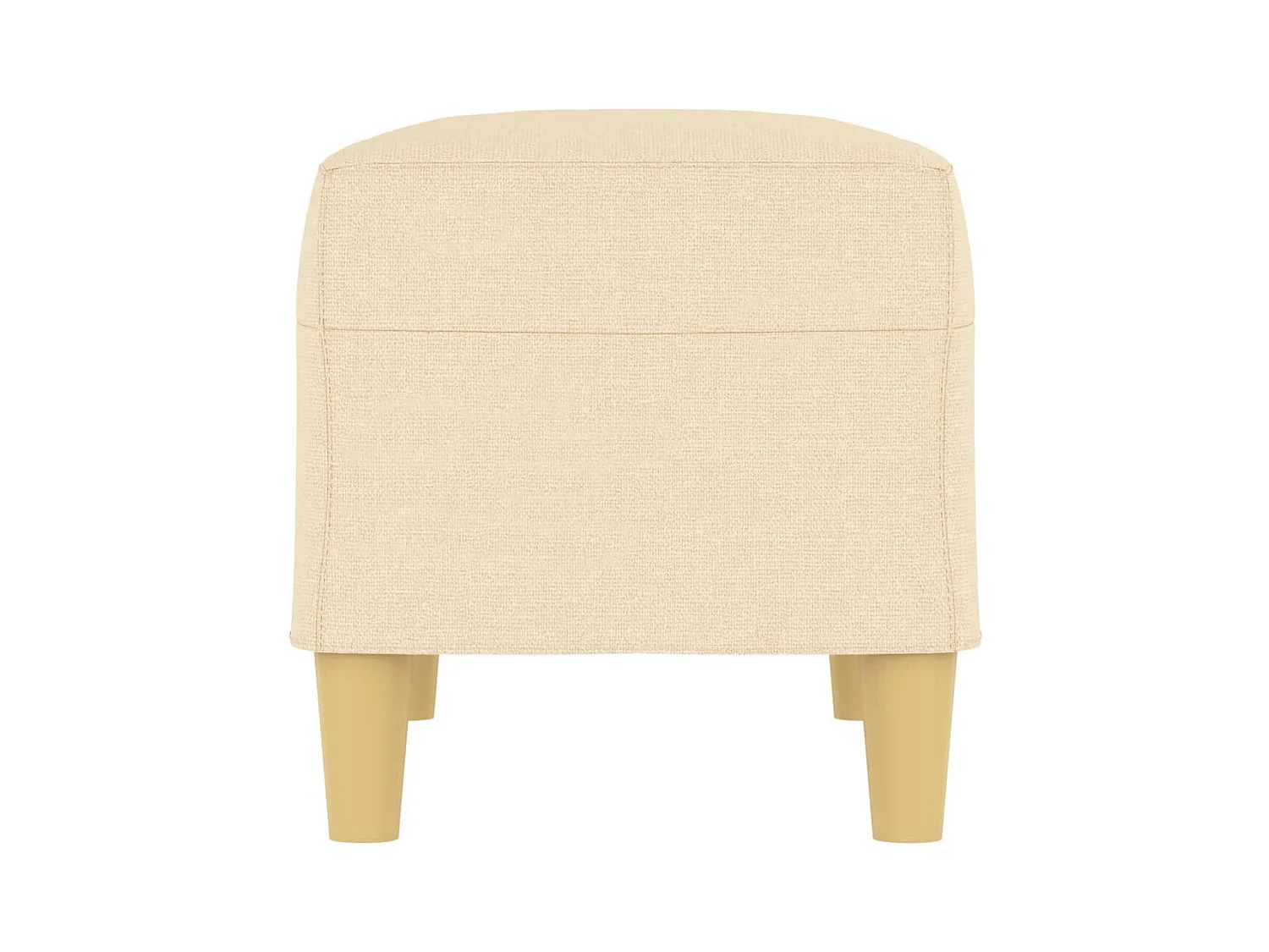 Banco Crema 70x35x41 cm Tela