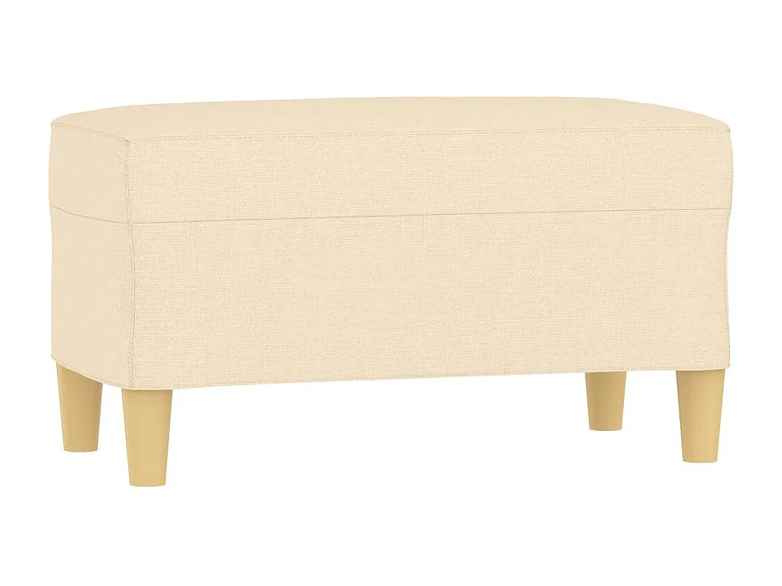 Banco Crema 70x35x41 cm Tela