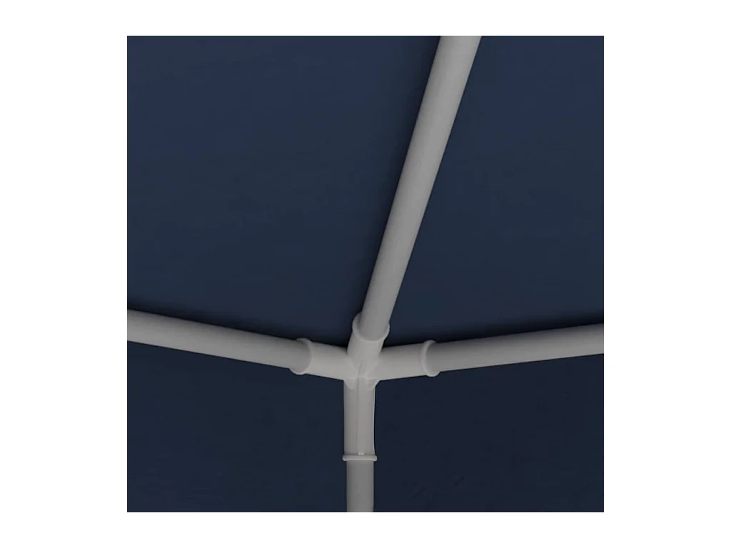 Carpa de recepción con paredes laterales 4x4 m Azul 90 g/m²