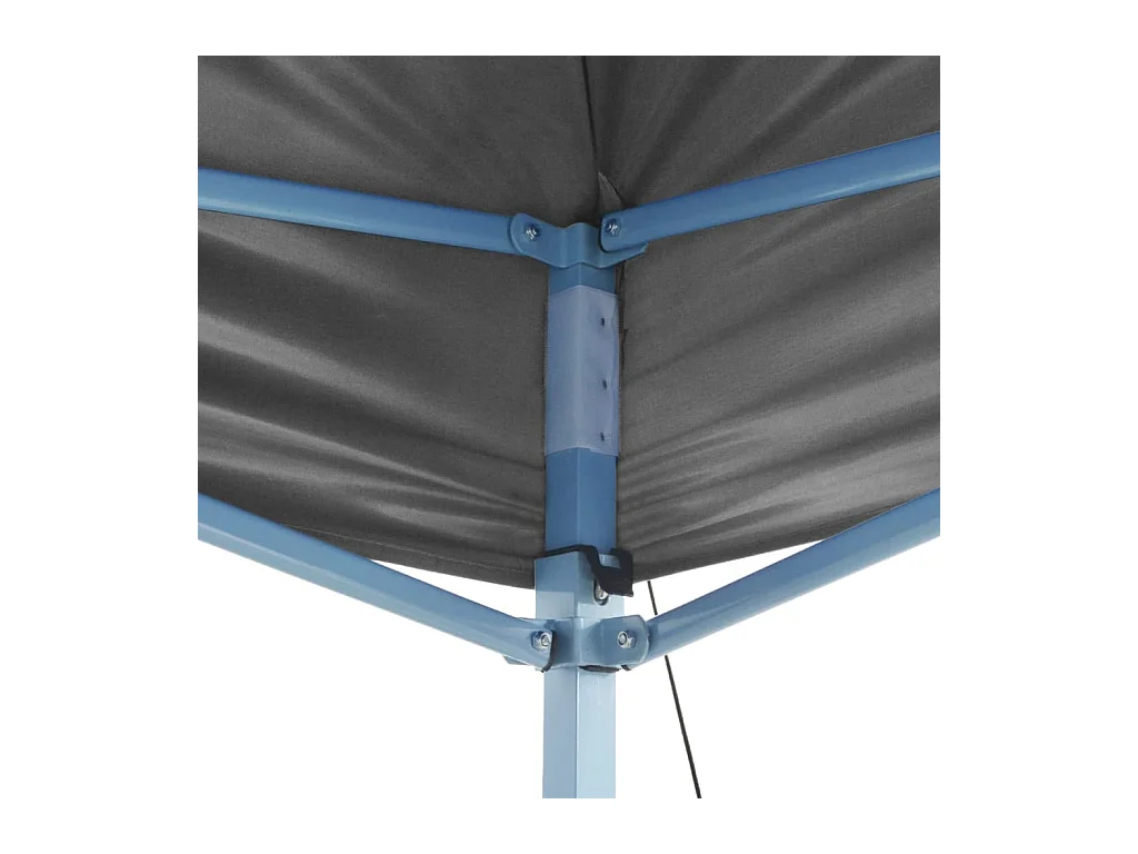 Tente de réception escamotable avec 2 parois 3x3 m Anthracite