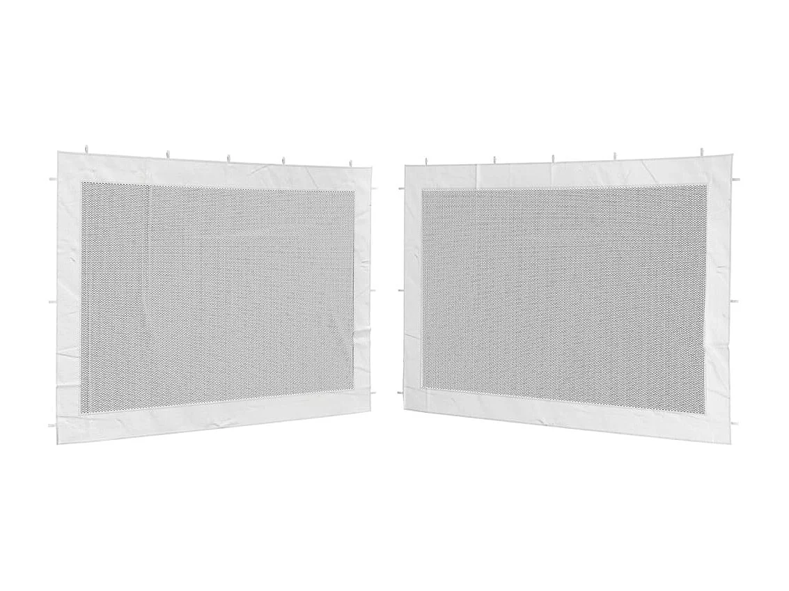 pezzi di rete per parete per tenda da festa bianca e nera