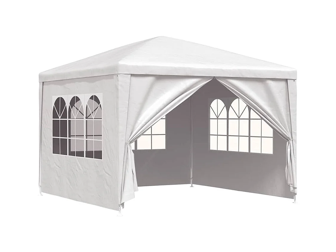 Carpa de recepción blanca de 3 x 3 m