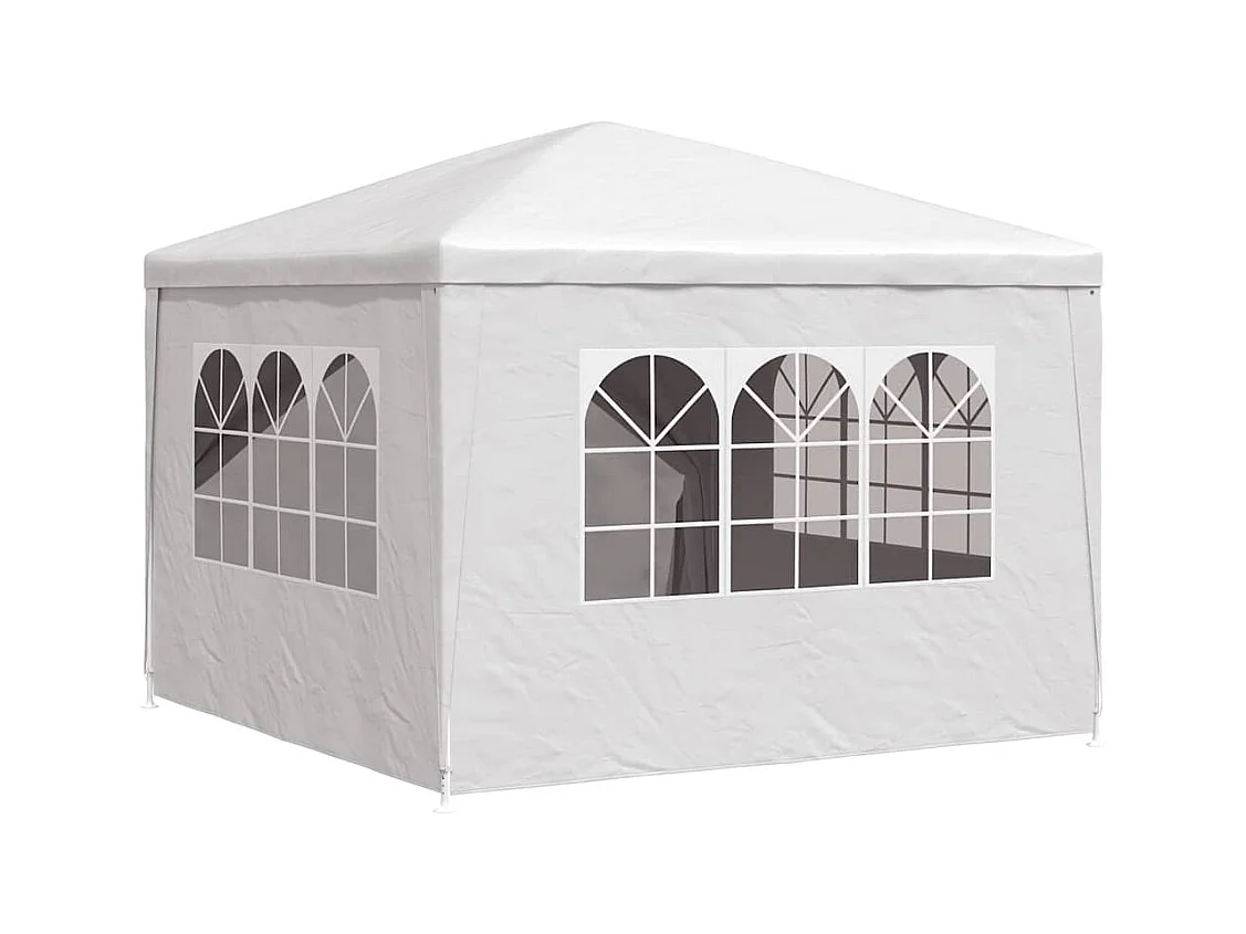 Carpa de recepción blanca de 3 x 3 m