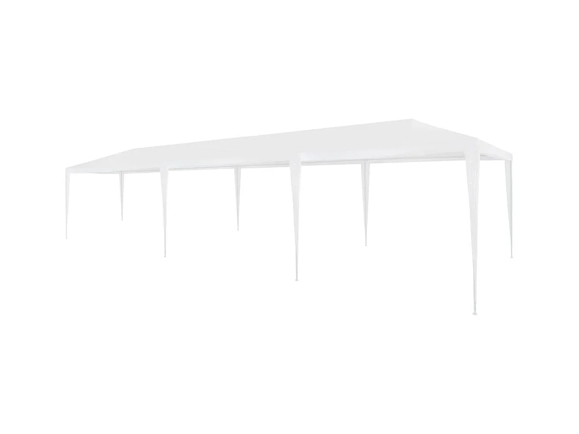 Empfangszelt 3x9 m PE Weiß