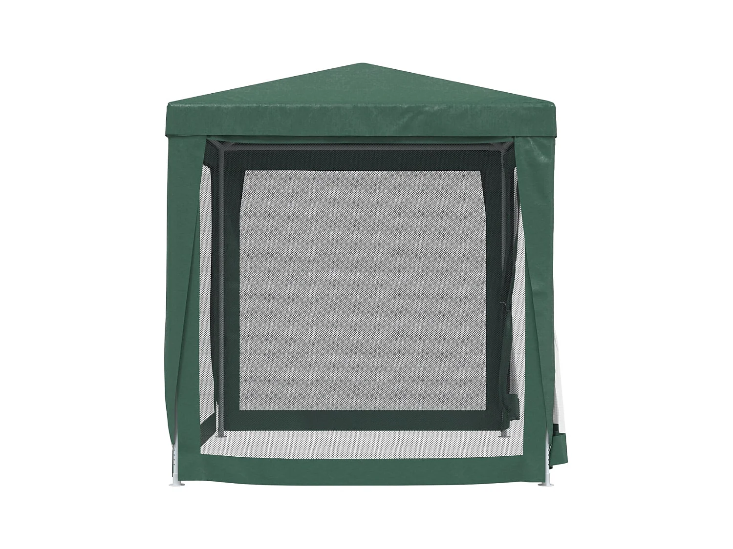 Carpa para fiestas con 4 paredes laterales de malla Verde 2x2 m HDPE