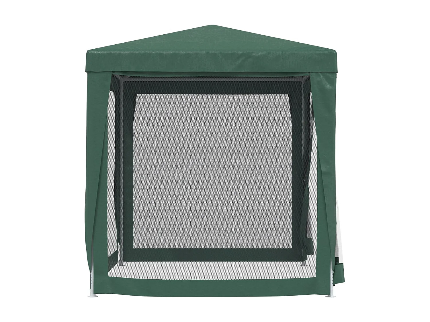 Carpa para fiestas con 4 paredes laterales de malla Verde 2x2 m HDPE