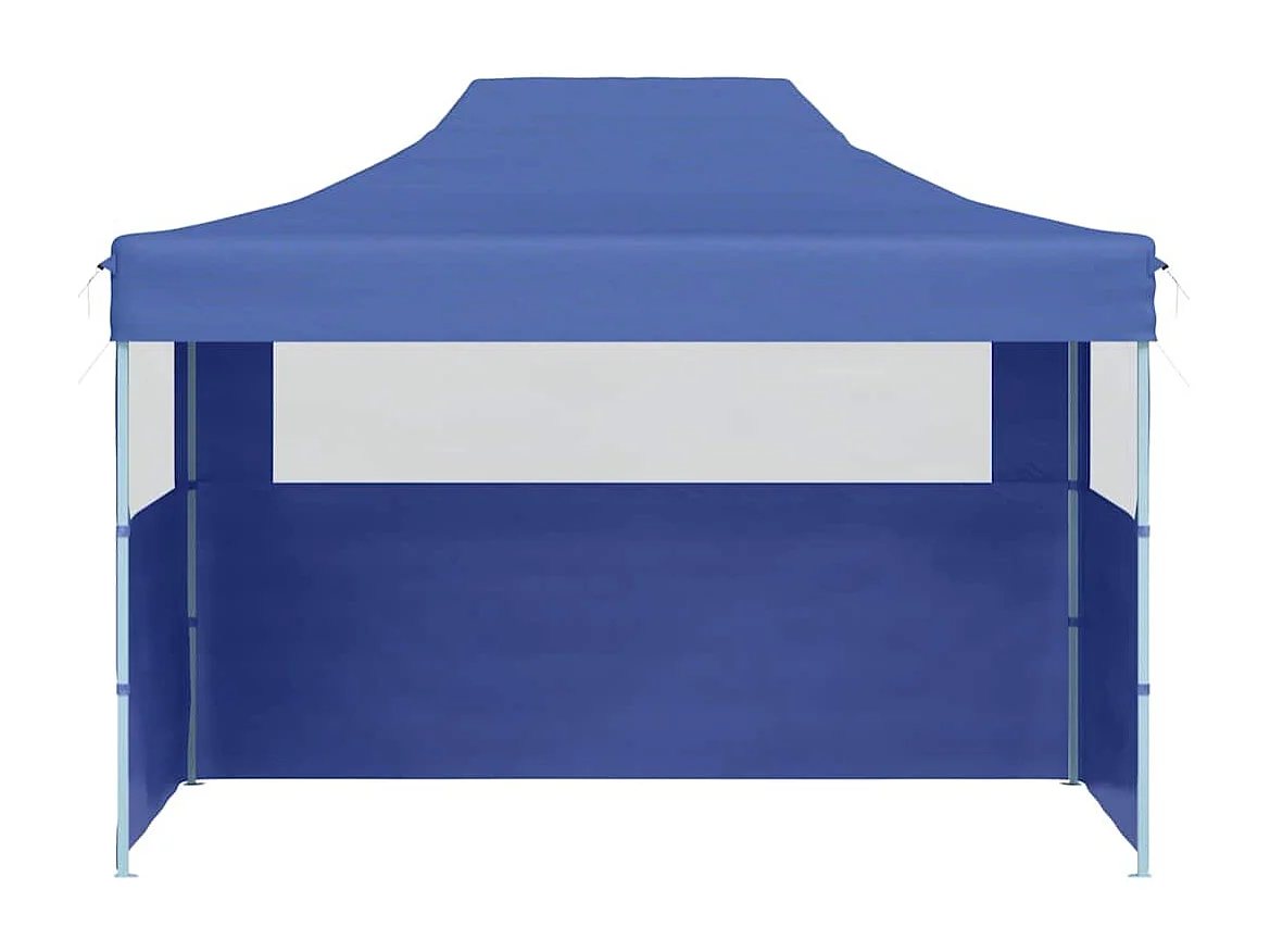 Tenda pieghevole per ricevimenti a 3 pareti 3x4 m Steel Blue