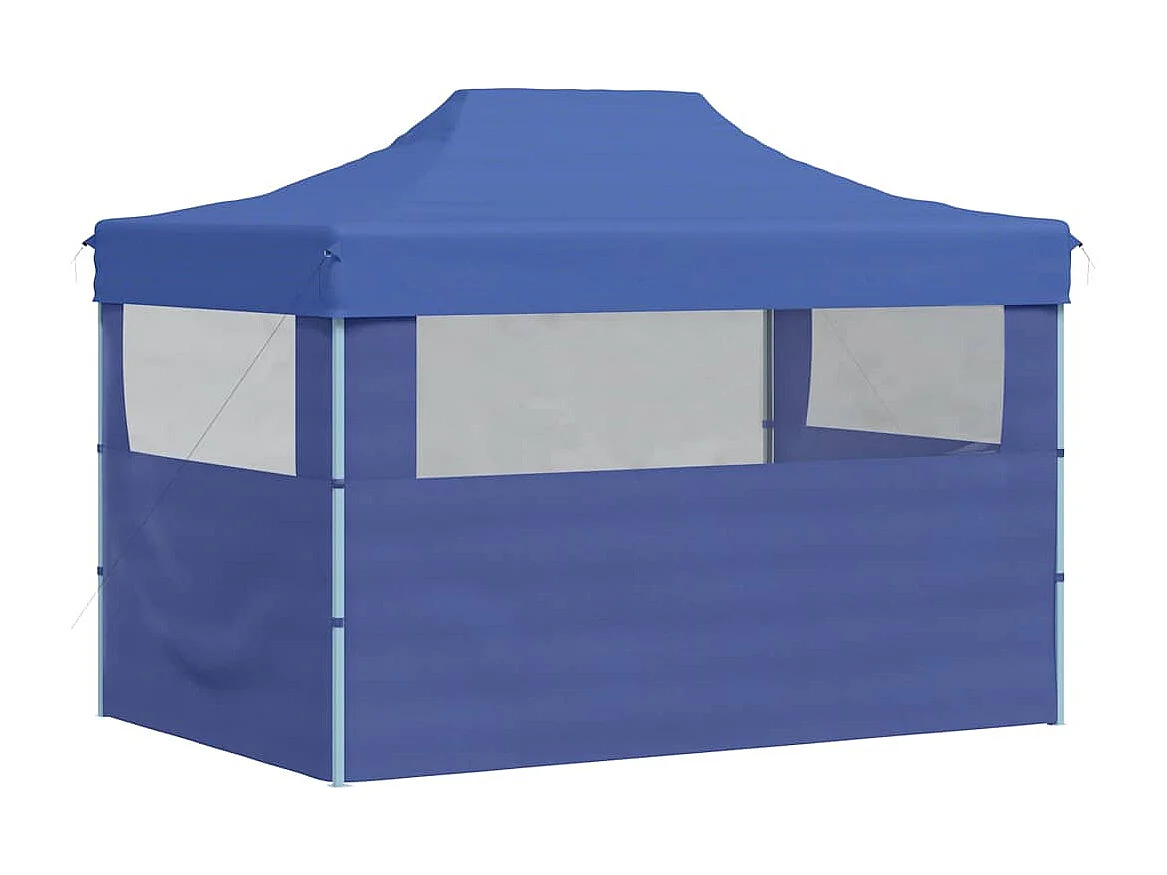 Tenda pieghevole per ricevimenti a 3 pareti 3x4 m Steel Blue
