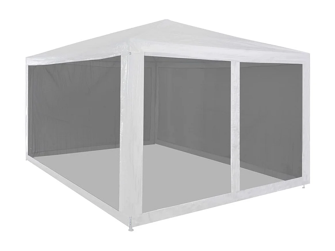 Tenda per ricevimenti con 4 pareti in rete 4 x 3 m