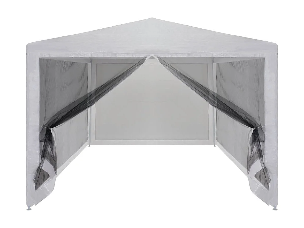 Tenda per ricevimenti con 4 pareti in rete 4 x 3 m