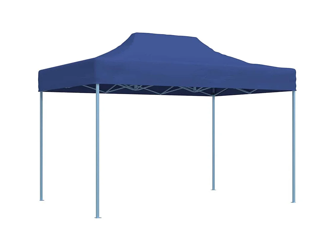 Carpa de recepción plegable profesional 3x4 m Azul Acero