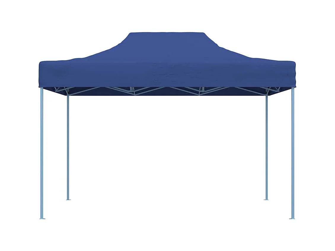 Carpa de recepción plegable profesional 3x4 m Azul Acero