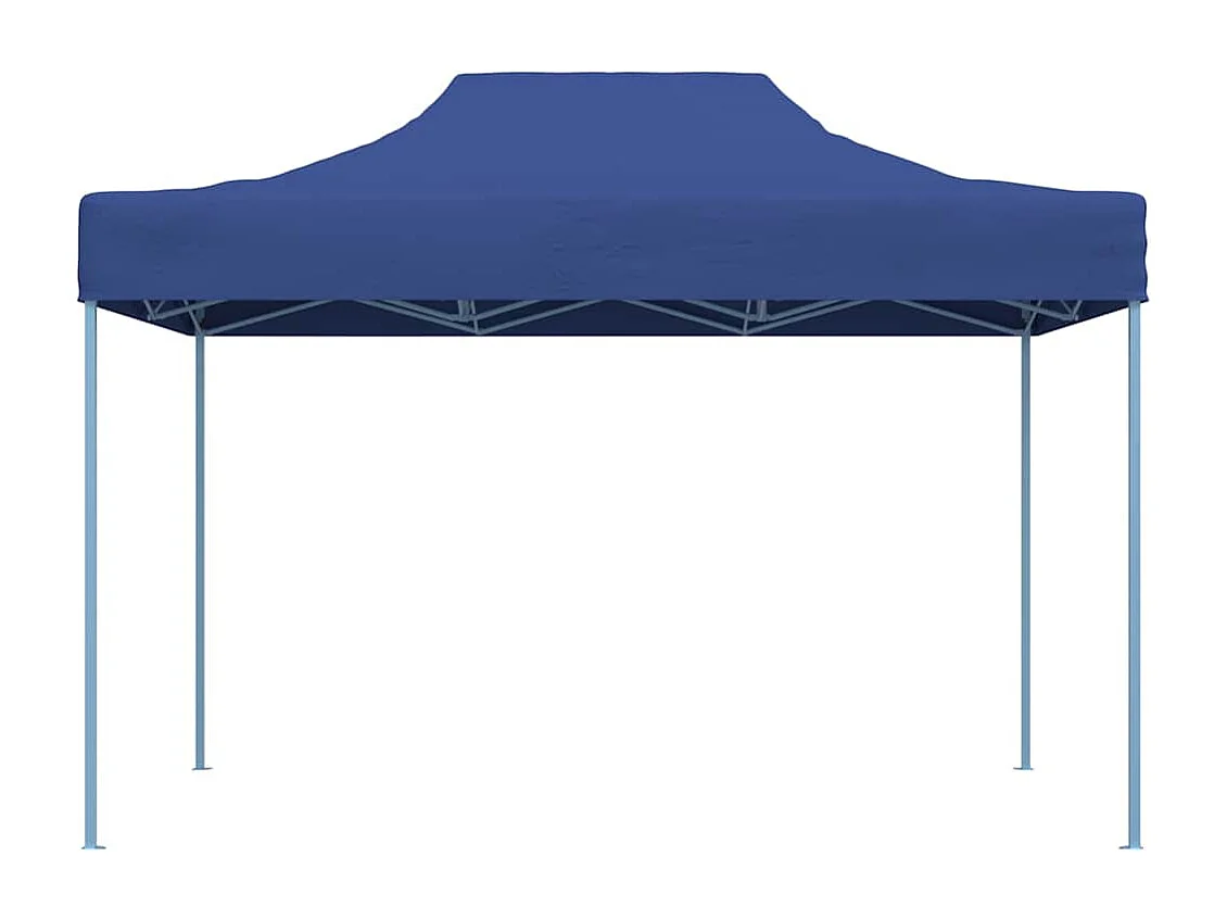 Tenda pieghevole professionale per ricevimenti 3x4 m Blu Acciaio